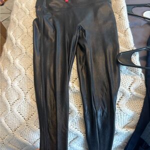 Spanx shiny leggings